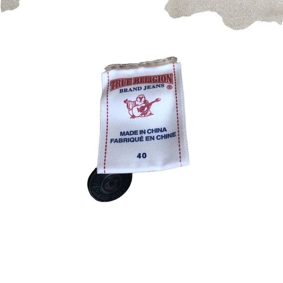 True Religion Jeans Size 40 RICKY Beige Soft Pants - Picture 6 of 7